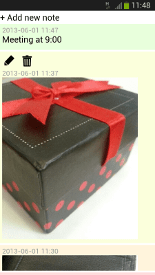 Capture d'écran de l'application picture notes - #4