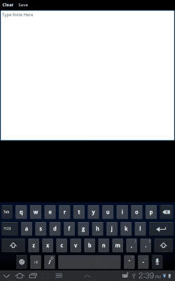 Capture d'écran de l'application QuickNotes - #3