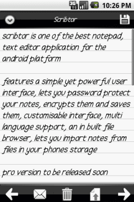 Capture d'écran de l'application Scribtor Notes - #1