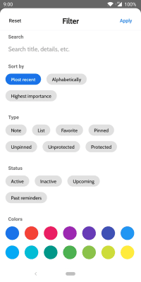 Capture d'écran de l'application Collateral - #5