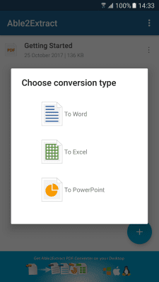 Capture d'écran de l'application Able2Extract PDF Converter - #3