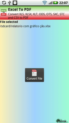 Capture d'écran de l'application Excel en PDF - #2