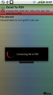 Capture d'écran de l'application Excel en PDF - #3