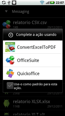Capture d'écran de l'application Excel en PDF - #5
