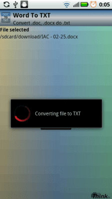 Capture d'écran de l'application Word To TXT - #3