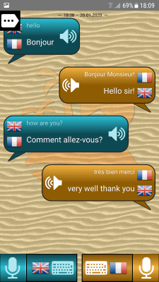 Capture d'écran de l'application Interprète de conversation - #4
