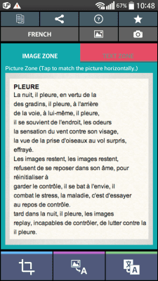 Capture d'écran de l'application Scanner de texte français (OCR) - #4