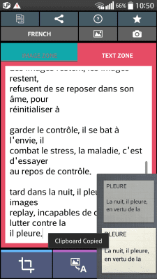 Capture d'écran de l'application Scanner de texte français (OCR) - #6