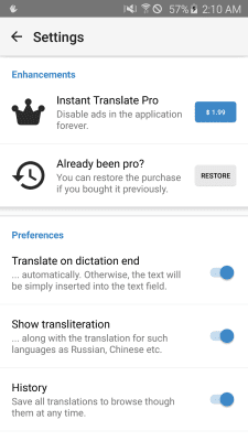 Capture d'écran de l'application Instant Translate - traducteur - #3