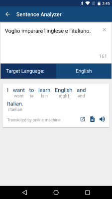 Capture d'écran de l'application Italian English Dictionary - #4