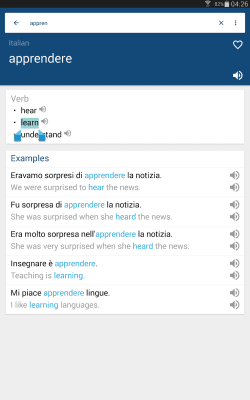 Capture d'écran de l'application Italian English Dictionary - #6