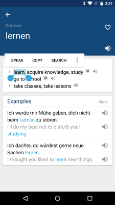 Capture d'écran de l'application German English Dictionary & Translator Free - #2