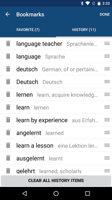 Capture d'écran de l'application German English Dictionary & Translator Free - #5