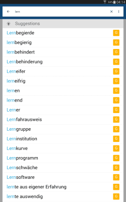 Capture d'écran de l'application German English Dictionary & Translator Free - #6