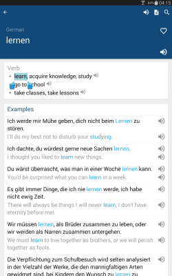 Capture d'écran de l'application German English Dictionary & Translator Free - #7