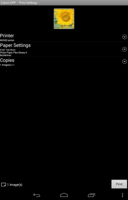 Capture d'écran de l'application Canon Easy-PhotoPrint - #7