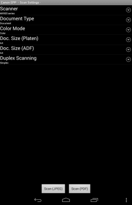 Capture d'écran de l'application Canon Easy-PhotoPrint - #9