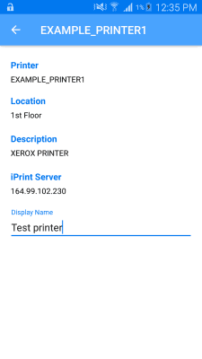 Capture d'écran de l'application Micro Focus iPrint - #4