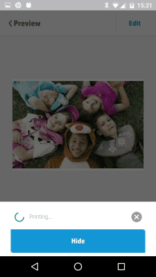 Capture d'écran de l'application HP ePrint - #6