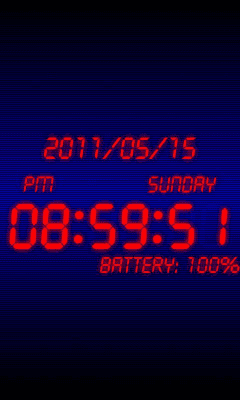Capture d'écran de l'application Batterie β horloge - #3