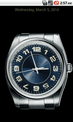 Capture d'écran de l'application Horloge analogique - #3