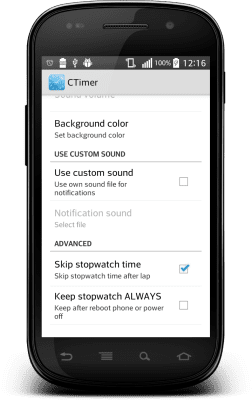 Capture d'écran de l'application Minuterie et chronomètre - #7