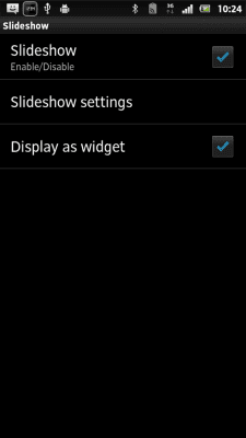Capture d'écran de l'application Diaporama sur les extras intelligents - #4