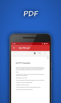 Capture d'écran de l'application Ma présentation PPTX - #4