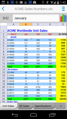 Capture d'écran de l'application Docs To Go - Free Office Suite - #5