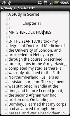 Capture d'écran de l'application Jota Text Editor - #5