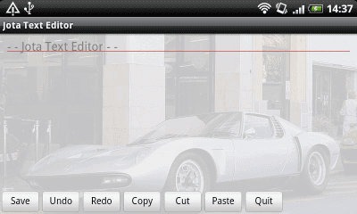 Capture d'écran de l'application Jota Text Editor - #6