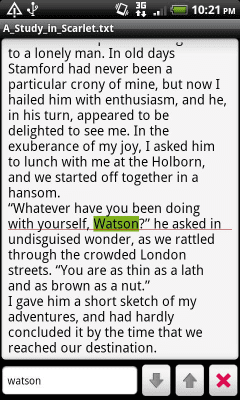 Capture d'écran de l'application Jota Text Editor - #8