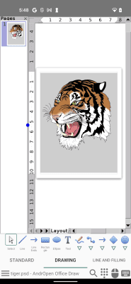 Capture d'écran de l'application AndrOpen Office - #4