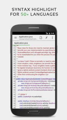 Capture d'écran de l'application QuickEdit Editeur de texte - #1