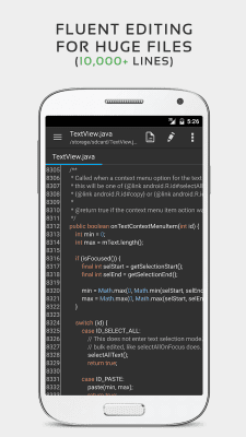 Capture d'écran de l'application QuickEdit Editeur de texte - #2