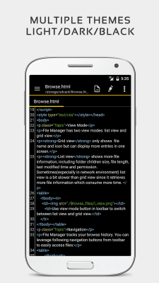 Capture d'écran de l'application QuickEdit Editeur de texte - #5
