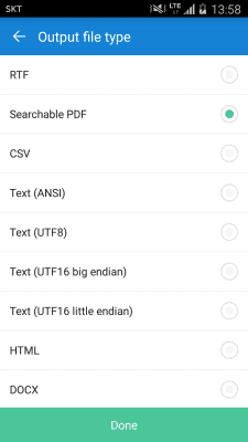 Capture d'écran de l'application Samsung OCR - #4