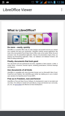 Capture d'écran de l'application LibreOffice - #1