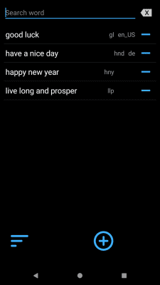 Capture d'écran de l'application User Dictionary Manager (UDM) - #6