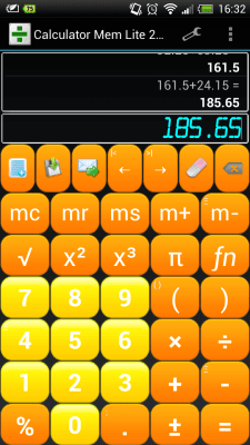 Capture d'écran de l'application Calculatrice avec mémoire - #8