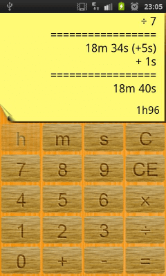 Capture d'écran de l'application Time Calculator - #2