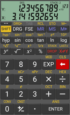 Capture d'écran de l'application RealCalc Scientific Calculator - #2