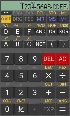 Capture d'écran de l'application RealCalc Scientific Calculator - #3