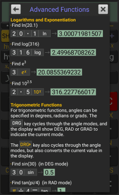 Capture d'écran de l'application RealCalc Scientific Calculator - #5