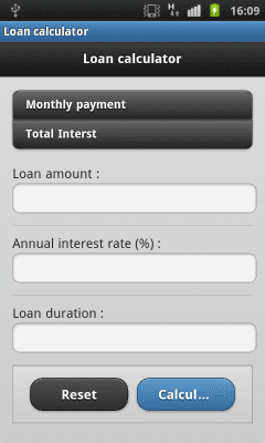 Capture d'écran de l'application Loan calculator - #2