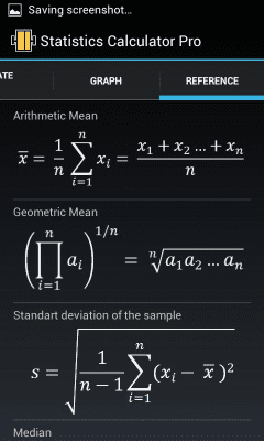 Capture d'écran de l'application Statistics Calculator Pro - #6