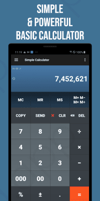 Capture d'écran de l'application Smart Calculator - #1