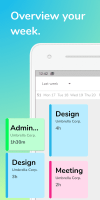 Capture d'écran de l'application Jiffy - Comptage du temps - #3