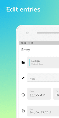 Capture d'écran de l'application Jiffy - Comptage du temps - #4