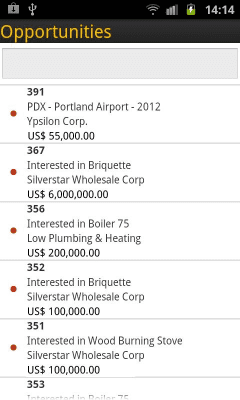 Capture d'écran de l'application SAP Business ByDesign - #6